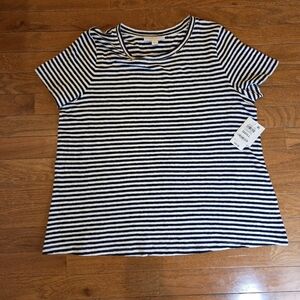 Striped Black and White Women's Top NWT
